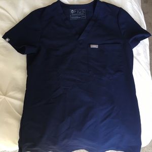 Figs Catarina scrub top, navy - XXS